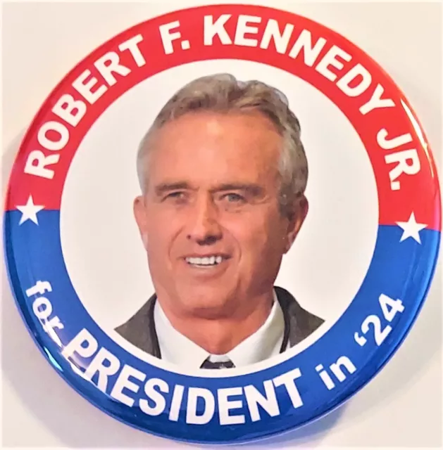 2024 ROBERT F. Kennedy JR. for President Campaign Button Democrat 2.25