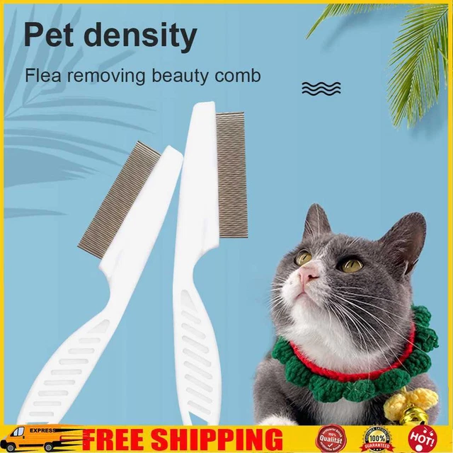 Pettine antipulci gatto multifunzionale pettine universale rimozione peli animali domestici pettini prodotti per la cura