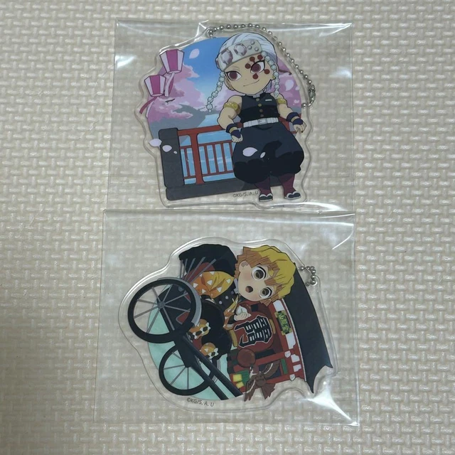 DEMON SLAYER COMPLETE Exhibition Local Acrylic Charm Tokyo 2 Types Set