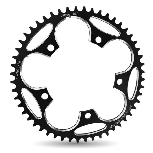 60T CNC Aluminum Alloy Narrow Wide Chainwheel Chainring Plate Crankset 130BCD