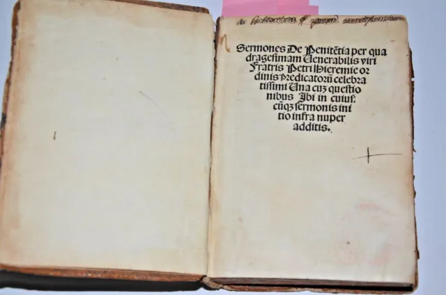1512 post incunabula Lyons Extremely rare 5 works in one complete volume antique