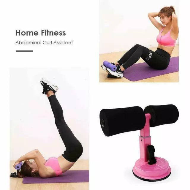 Attrezzo Fitness Per Addominali Ventosa Sport Spugna Caviglie Curl Push UP Sit