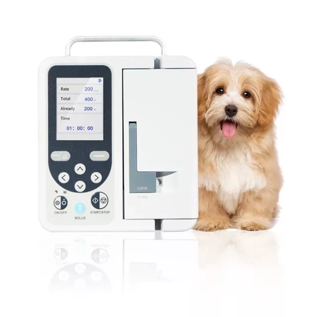 Veterinary Infusion Pump Standard IV Fluid  Alarm Hospital Clinic SP750VET