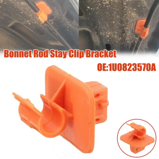 For Skoda Fabia Octavia MK2 04-13 1U0823570A,Hood Bonnet Rod Stay Clip Bracket