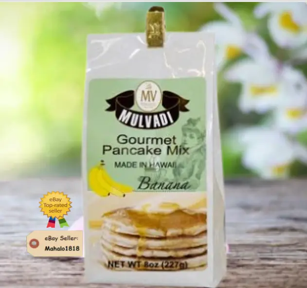 🌺 MULVADI PANCAKE MIX BANANA 8OZ (Made only in Hawaii)