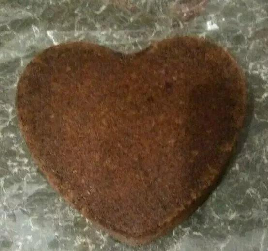 6" Heart Shaped Jamaican Black Cake, Black Caribbean Fruit Cake, Rum Cake 6"