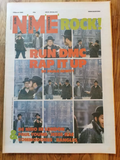 NME music newspaper March 9th 1985 RUN DMC cover