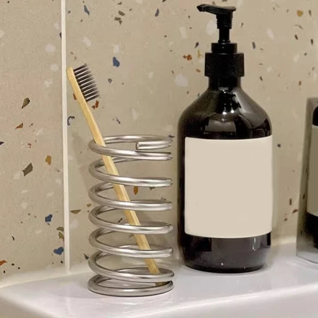 Portaspazzolino Elettrico Oral B - Supporto Per 2 Testine Con Organizer Da Bagno - Foto 7