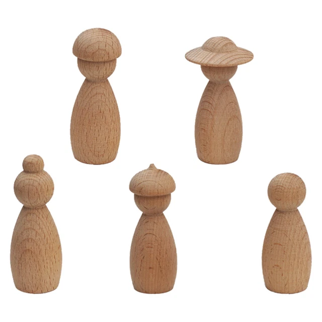 5 pz modello a forma di bambola incompiuto fai da te pittura giocattolo bambini graffiti requisiti