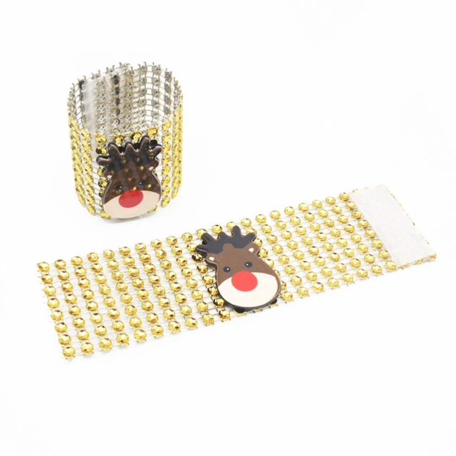 12 Anelli Portatovaglioli A Forma Di Giacinto - Decorazione Tavolo Per Feste, Compleanni, Natale, Handmade