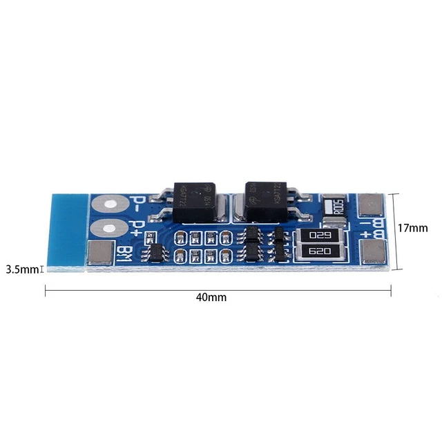 Carte De Protection BMS 2S 7.4V 8A Pour Batterie Lithium - Lot De 5 Avec Bande De Nickel - Protection Surcharge/décharge - 9