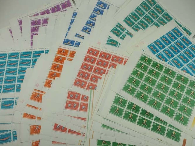 1988 Rumänien; 200 Serien Sommerspiele Seoul, **/MNH, MiNr. 4475/82, ME 920,-