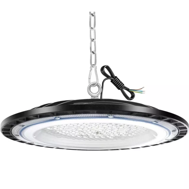 Campana Led Ufo Faro Luce Industriale 150W Lampada 4000K-6500K  Sospensione Ip65