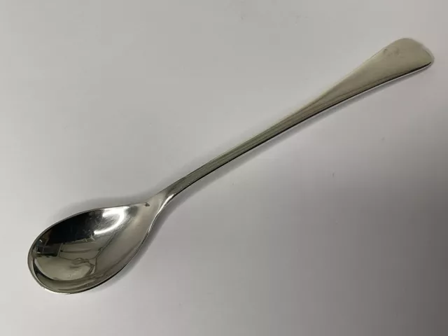 Lovely Solid Silver Mustard Spoon Irish Import Marks Dublin 1956