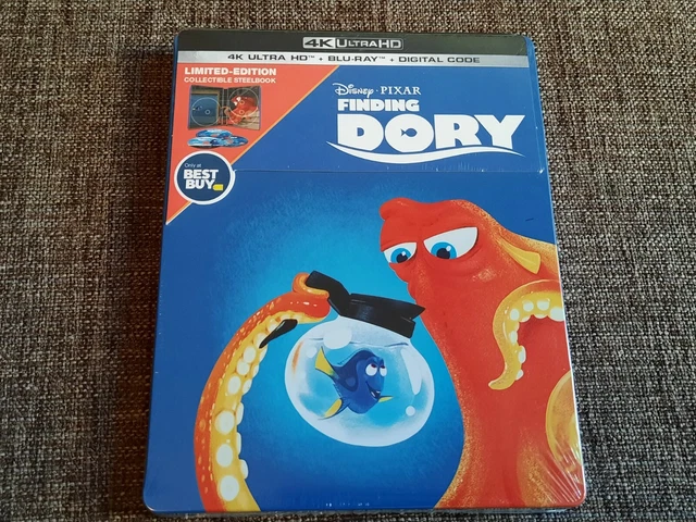 FINDING DORY Limited 4K Ultra HD Blu-Ray Steelbook Best Buy USA Disney Pixar OOP