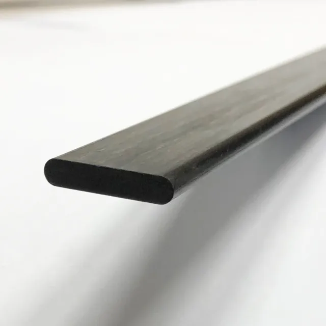 3mm x 12mm 1000mm - PULTRUDED-Flat Carbon Fiber Bar-Lightweight high Strength...