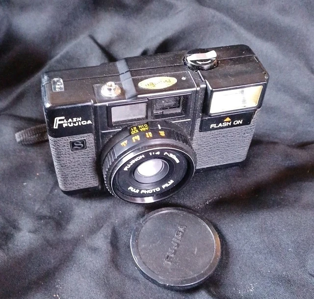 Fujica Pocket 350 – Appareil photo argentique 110 vintage avec flash intégré - France