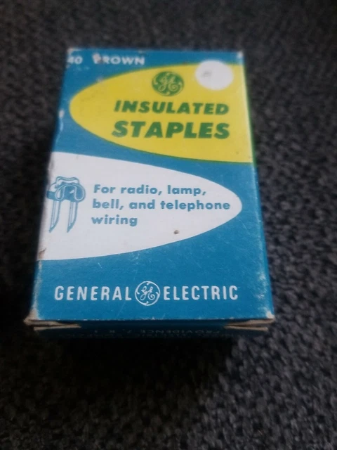 Vintage GE General Electric GE2540-01 Insulated Staples Brown 1/1 on ebay 5