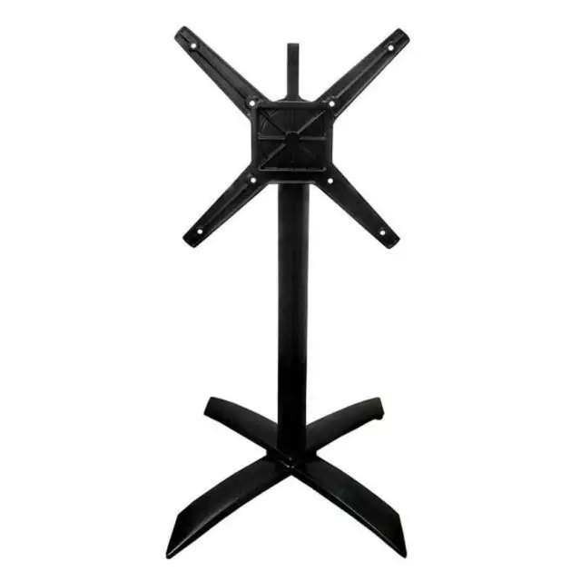 New Vivi II Dining Table Legs Black Metal Folding Table Base Pedestal 720(h)