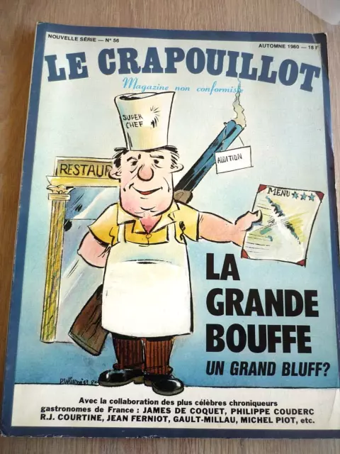 Revue  Le Crapouillot -  N°56  - Automne  1980    /  La  Grande  Bouffe