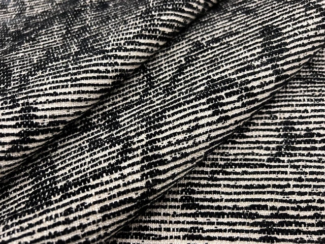 Groundworks Kelly Wearstler Fabric- Crescendo / Ivory Ebony 2 yds GWF-3734.18