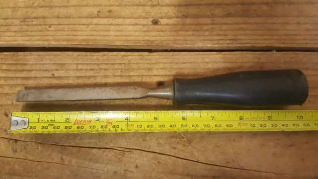 Vintage Stanley Bevel Edge Chisel, 12 mm, Made in Australia