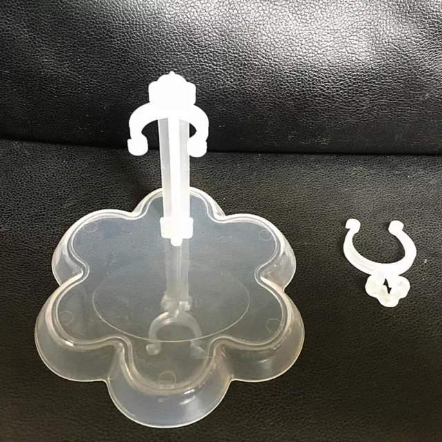 5PCS 2.8'' Doll Stand Display Holder Kids Toys Transparent Model Support Tool