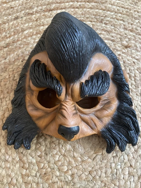 2003 Disguise ELVIS Presley RUBBER MASK Sideburns werewolf Hound Dog Adult Size