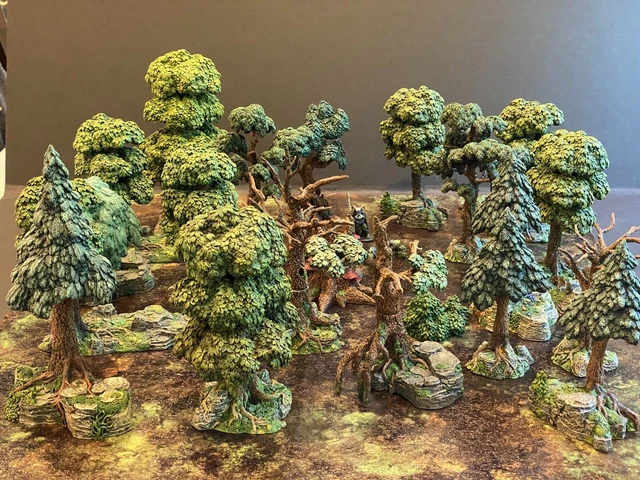 Factory/Custom Painted Dwarven Forge 'Huntsman's Forest' Encounter FREE Shipping Factory/Custom Painted Dwarven Forge 'Huntsman's Forest' Encounter FREE Shipping