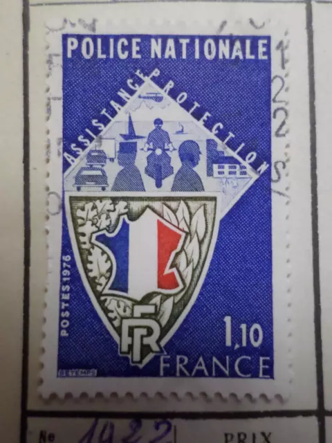 Frankreich 1976, Briefmarke 1907, Schrift, National, Entwertet, VF Verwendet