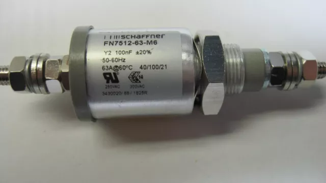 Fn7512-63-M6  Schaffner  Feed Through Filter