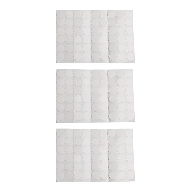 Pegatinas cubiertas de tornillo autoadhesivas de armario 162 en 1 blanco Q7rr