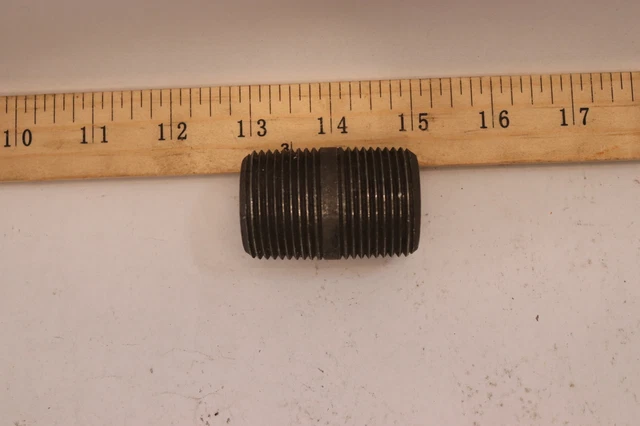 Everflow Nipple Black Steel 1" x 2" NPBL1020