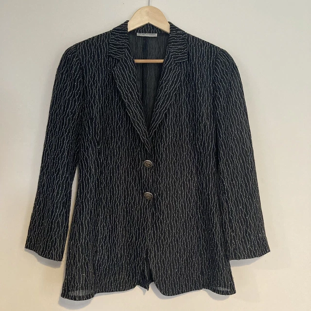 VINTAGE EMPORIO ARMANI Antinea SRL Thin Party Jacket Size 42 Made In Italy 59.99 PicClick UK