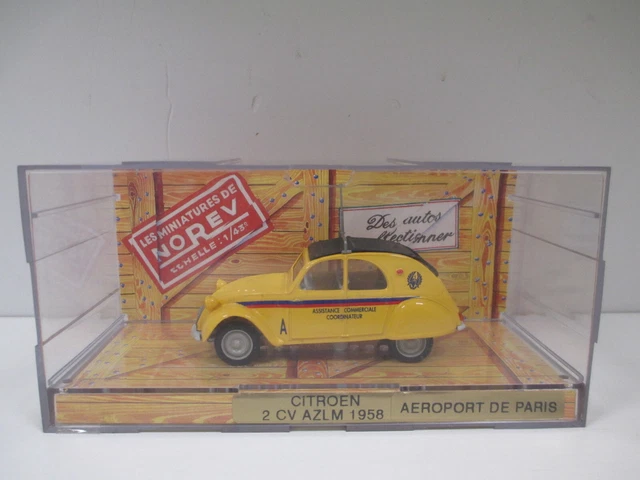 Citroën 2 CV Miniature En Cristal/verre – Italie – 15 Cm – Avec Boîte D'origine