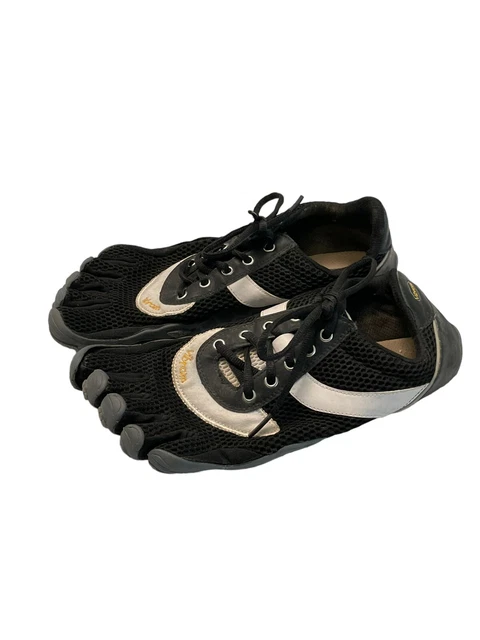 Vibram FiveFingers Speed Shoes Mens EU 42 US 9 Black Lace Up Running READ Vibram FiveFingers Speed Shoes Mens EU 42 US 9 Black Lace Up Running READ