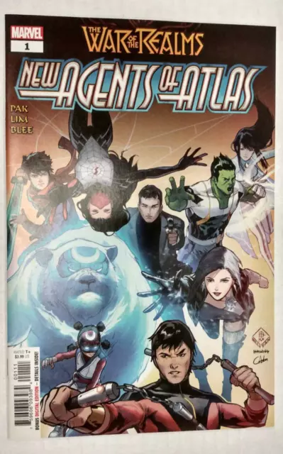 WAR OF THE REALMS NEW AGENTS OF ATLAS #1  1st Printing      / 2019 Marvel Comics