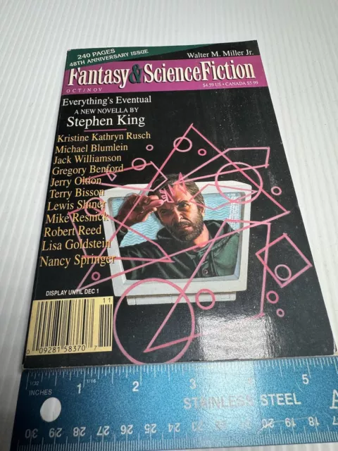 Fantasy & Science Fiction Oct/Nov Issue by Walter M. Miller Jr.  009281583707