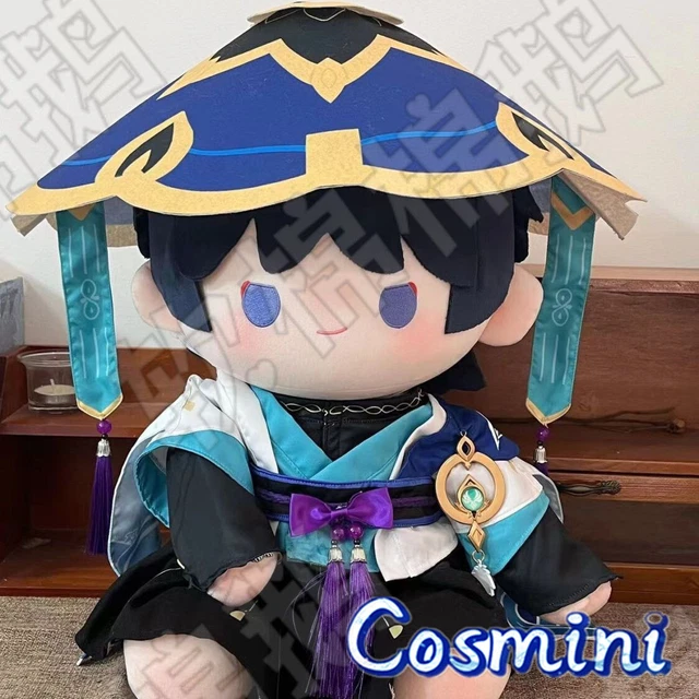 Genshin Impact Wanderer Scaramouche Plushie – 20cm Soft Toy, Anime Pendant, PP Cotton