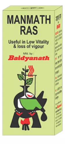 Baidyanath Manmath Ras Useful in Low Vitality & loss Of Vigour 40 Tablet