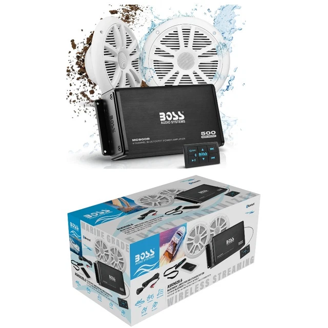 Contenitore Per Autoradio Marina 1 AUDIO SYSTEMS MRH7 - Impermeabile, Resistente A Sole E Sale, Bianco