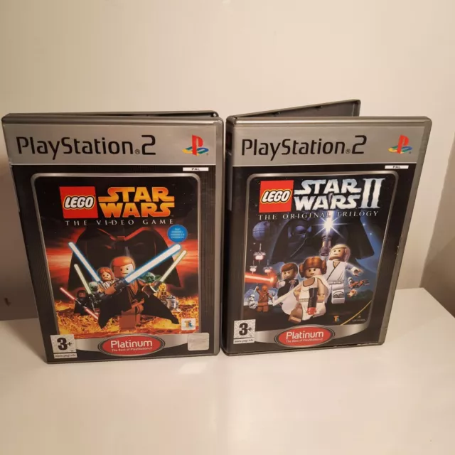 Star Wars Battlefront 2, & Lego Star Wars 2 Original Trilogy PS2 Bundle  TESTED!