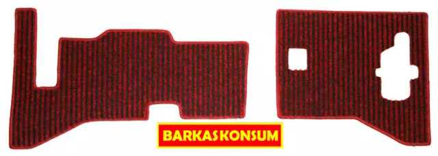1 Satz Barkonaut® Fußraumverkleidungen, umkettelt für Barkas B1000 (2-Takt)