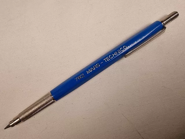 Vintage Staedtler Mars Technico 782 Druckbleistift 2 mm bleimontiert & funktionierend