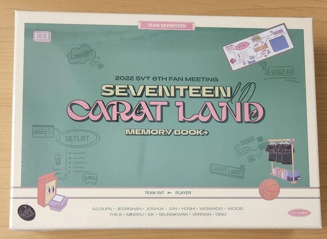 K-POP・アジア SEVENTEEN 2021 CARATLAND MEMORY BOOK DVD WEVERSE ] 2021 SVT 5TH FAN MEETING Seventeen in Carat Land