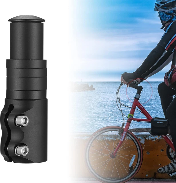 Prolunga Manubrio Bici GREEYO - Alza Stelo Per MTB, Diametro 28.6mm, In Alluminio Nero - Foto 11