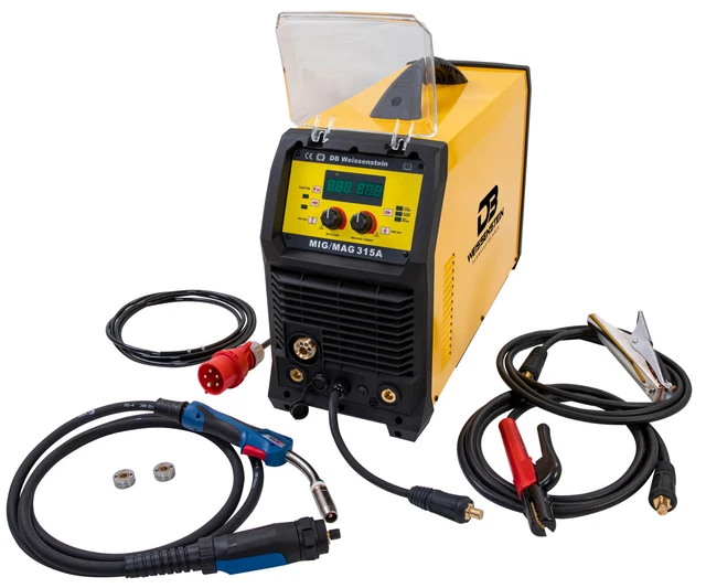 Schweißgerät inverter MIG MAG ARC MMA 315A IGBT 4 Rollen  Drahtspule bis 18 kg