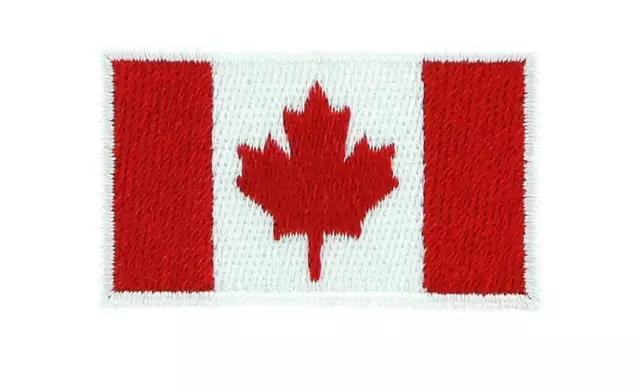 Patch écusson brodé Drapeau CANADA CANADIEN Thermocollant Backpack sac à dos 2x3