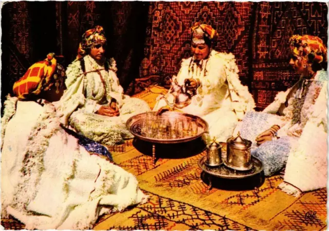 CPM AK Le Maroc en Lumicolor L'Heure du The MAROC (751418)