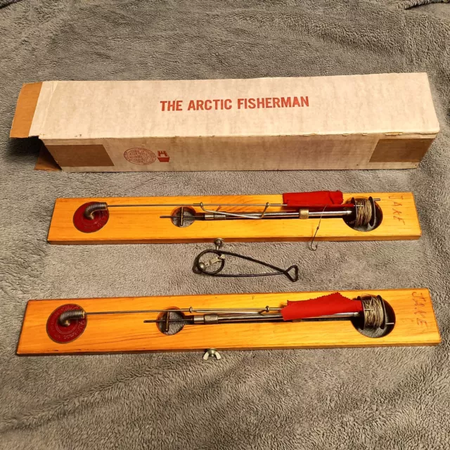 VINTAGE THE ARNOLD Tackle Corp Wood Tip Ups Paw Paw, MI - Lot of 3 $9.99 -  PicClick